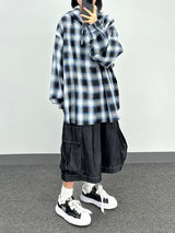  natural denim bermuda pants