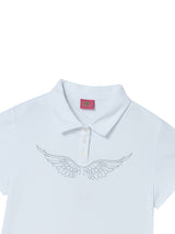WING POLO SHIRT WTHIE