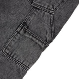 CARPENTER LOOSEFIT DENIM PANTS STONE BLACK