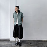 Matte Black Silhouette Shorts