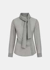 Noelle Draped Tie Blouse
