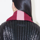GLOSSY QUILTING JACKET_BLACK