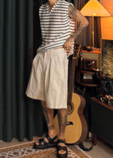 Cool Linen Bermuda Wide Shorts 4COLOR
