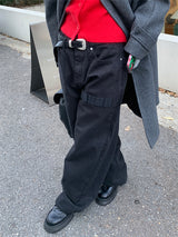 MULTI DETAIL WIDE TROUSER PANTS (3COLOR)
