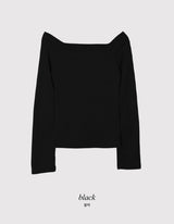 Romantic Warm Off Shoulder Raglan T-Shirt (4color)