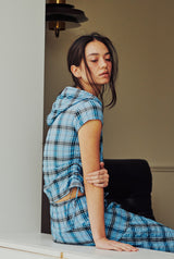 Hoodie String Shirts (BLUE)