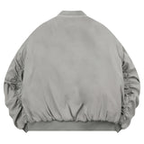 WALES PIGMENT WASHING SHIRRING MA-1 UNISEX (2Color)