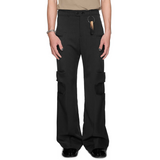BEUTER® BLACK FLARE TROUSERS / BEUTER® ブラック フレアトラウザーズ