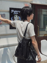 [LAN ARCHIVE] サイドシャーリング半袖Tシャツ