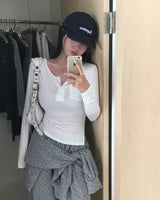 [MADE] TAS Side Slit Long Sleeve Top