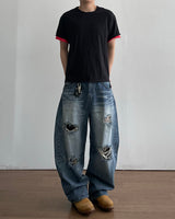 ニアレイヤードショートスリーブTシャツ