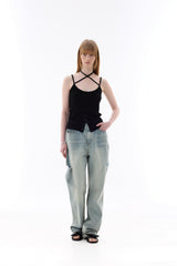 EVAN SLEEVELESS TOP / BLACK