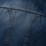 BINDING POINT DENIM JACKET
 - BLUE