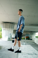 "TRUE LOVE" プリント S/S ウォッシュドTシャツ