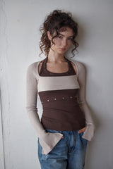 SOFT POSE TEE - BEIGE