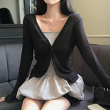 [MADE] Pail, see-through long sleeve cardigan
