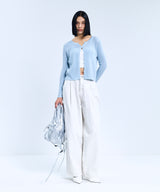 85-VIVAJ014 Light Crop Knitwear Cardigan 6color