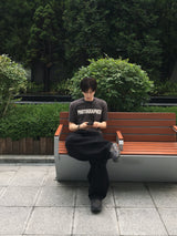 Grapher damage short-sleeved T-shirt 3C