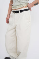 Max Wide Curved Twill Pants