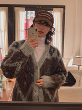 リエルディアモヘアカーディガン