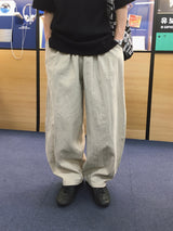 モノリネンワイドバルーンパンツ 4C