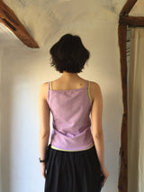 クアスクエアネックスリーブレストップス (6color)