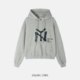 Distro NY Crop Hoodie (4color) (No.989)