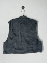 Cropped pigment vest 2C