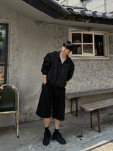Even Three-Tuck Bermuda Pants