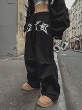 Star Pintuck Brushed Training Pants