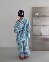 I Love Hooded Zip-Up & Jogger Pants Two Piece Set