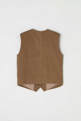 Early corduroy vest_camel