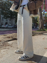 [U-BASIC] Daily Straight Cotton Wide Pants
