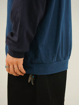 AN Raglan Velo Lettering Long Sleeves Sweatshirt