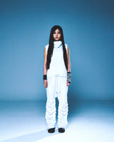 TUKED BAGGY PANTS (WHITE)