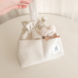 【MADE】Corduroy Pouch Bag - Red