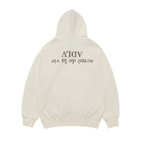 24FW アップサイドダウンロゴナッピングズリーフーディーアイボリー