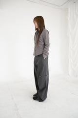 rivet pocket wide pants(2colors)