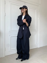 PAPERMOON PIN STRIPE BLAZER JACKET