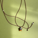 mocha jam star necklace