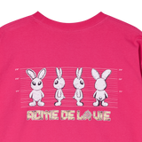 25SS マグショットエイリアンショートスリーブTシャツ ホットピンク