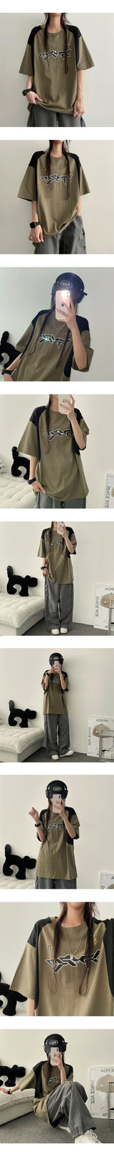 Redile Slits Wide Nylon Pants