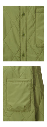Breeze TO quilting overfit soft shirt [khaki]
