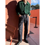 [4SEASON] Low regular denim pants(S-XL)