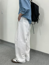 MR Non-fade curved half banding denim