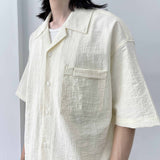 ボクシーエンボシードレイヤーリングシャツ