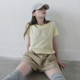 イエローリボンセミクロップTシャツ