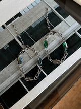 ASCLO Crystal Chain Bracelet (2color)