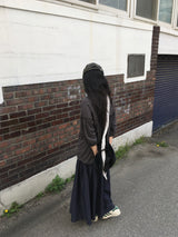 ピンタックプリテッドスカート
