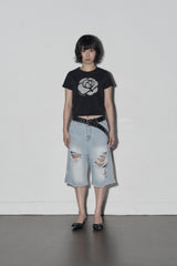 dot rose t (black)